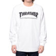 THRASHER Skate Mag Ls  #  White