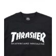THRASHER  Skate Mag Crew  Black környakas pulóver