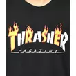 Thrasher Flame mag fekete póló 