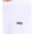 VANS Left Chest Logo  #  White / Black