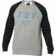 FOX Legacy Crew  #  Black / Grey környakas pulóver