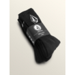 VOLCOM Full Stone Sock 3PK  #  Black