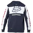 FOX Honda Zip - Navy / White cipzáras kapucnis pulóver