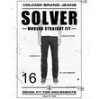 VOLCOM Solver Modern Fit Denim  #  Rinse