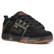 DVS Comanche - Black / Olive / Orange Nubuck gördeszkás cipő