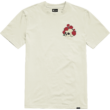 ETNIES Rose Roll - Natural póló elején kicsi, hátán nagy nyomott mintával