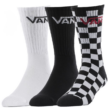 VANS Classic Crew #  Black / Checkerboard sport zokni