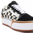 VANS Old Skool Stacked (Checkerboard) Multi / True white női cipő