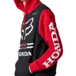 FOX X Honda PO - Flame red kapucnis pulóver