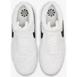 NIKE Court Vision Mid - White / Back / White cipő