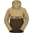 VOLCOM Hydro Riding HO - Dark Khaki kapucnis pulóver