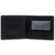 ELEMENT Strapper Leather - Black pénztárca