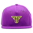 FALLEN Trademark Flat - Purple / Lime baseball sapka