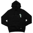 FALLEN Death's Embrance HO - Black / Green kapucnis pulóver