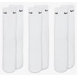 NIKE Everyday Cushioned 3er Pack - White sportzokni 