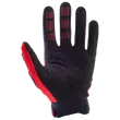 FOX Dirtpaw Glove Fluorescal Red kesztyű
