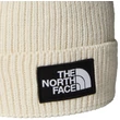 THE NORTH FACE Logo Box Pom - White dune kötött sapka