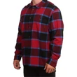 VANS Larkspur Plaud Flannel - Bordeaux / Black ing