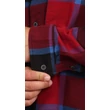 VANS Larkspur Plaud Flannel - Bordeaux / Black ing