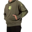 FOX Elevated Oversized Po - Military Green kapucnis pulóver.