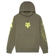 FOX Elevated Oversized Po - Military Green kapucnis pulóver.