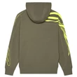 FOX Elevated Oversized Po - Military Green kapucnis pulóver.