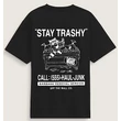 VANS Trashy - Black póló 
