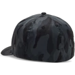 FOX Head Camo Tech Flexfit - Black camo baseball sapka