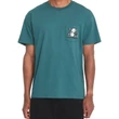 VOLCOM Parted Out Pocket Rifle green póló