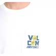 VOLCOM Parted Out Pocket White póló