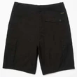 VOLCOM Strange Tripper Cargo Short "22" - Black oldalzsebes rövidnadrág 
