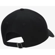 NIKE Club Unstructured Futura Wash Cap Black / White baseball sapka