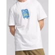 SANTA CRUZ Roskopp Destruct Face Front - White póló