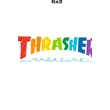 THRASHER  Rainbow Mag - White póló