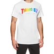 THRASHER  Rainbow Mag - White póló