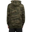 THRASHER Flame Camo PO - Forest camo kapucnis pulóver