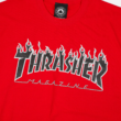 THRASHER Flame  THRASHER Flame - Red / Black  póló 