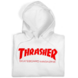 THRASHER  Skate Mag Po - White / Red kapucnis pulóver