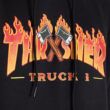 THRASHER Truck 1 Po - Black kapucnis pulóver