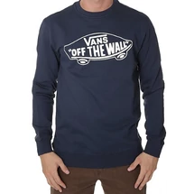 kék környakas vans pulóver