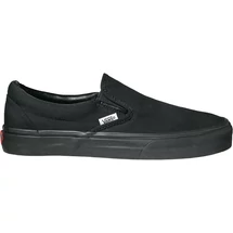 fekete vans slip-on fekete gumi talppal, vans belebújós vászon tornacipő
