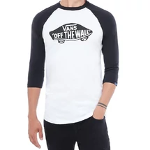 Vans OTW Raglan fehér 3/4-es fekete ujjú póló 