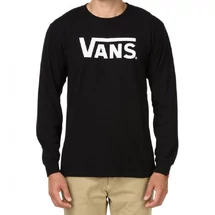 fekete vans vékony hosszú ujjú póló