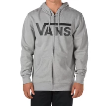 VANS Classic cipzáros szürke pulóver fekete vans felirattal