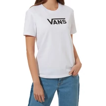 VANS Flying V Crew fehér női póló fekete vans felirattal