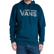 Vans Classic PO- Gibraltar sea kapucnis, belebújós, kenguru zsebes pulóver, fehér Vans felirattal