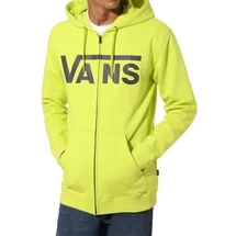 VANS Classic Zip - Sulphur spring / Asphaltcipzáros pulóver mintás vans felirattal