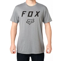 szürke FOX Legacy Moth póló fekete nagy fox logóval