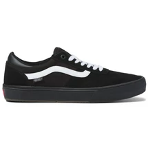 szürke vans gilbert crockett pro fekete gördeszkás cipő, fehér vans csík az oldalán és fekete gumitalp