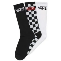 VANS Classic Crew #  Black / Checkerboard sport zokni